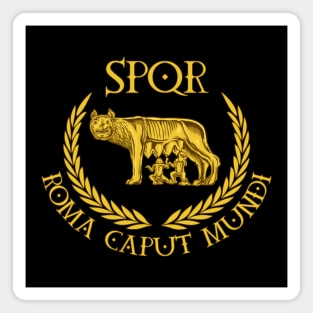 SPQR - Roma Caput Mundi - Capitoline Wolf Magnet